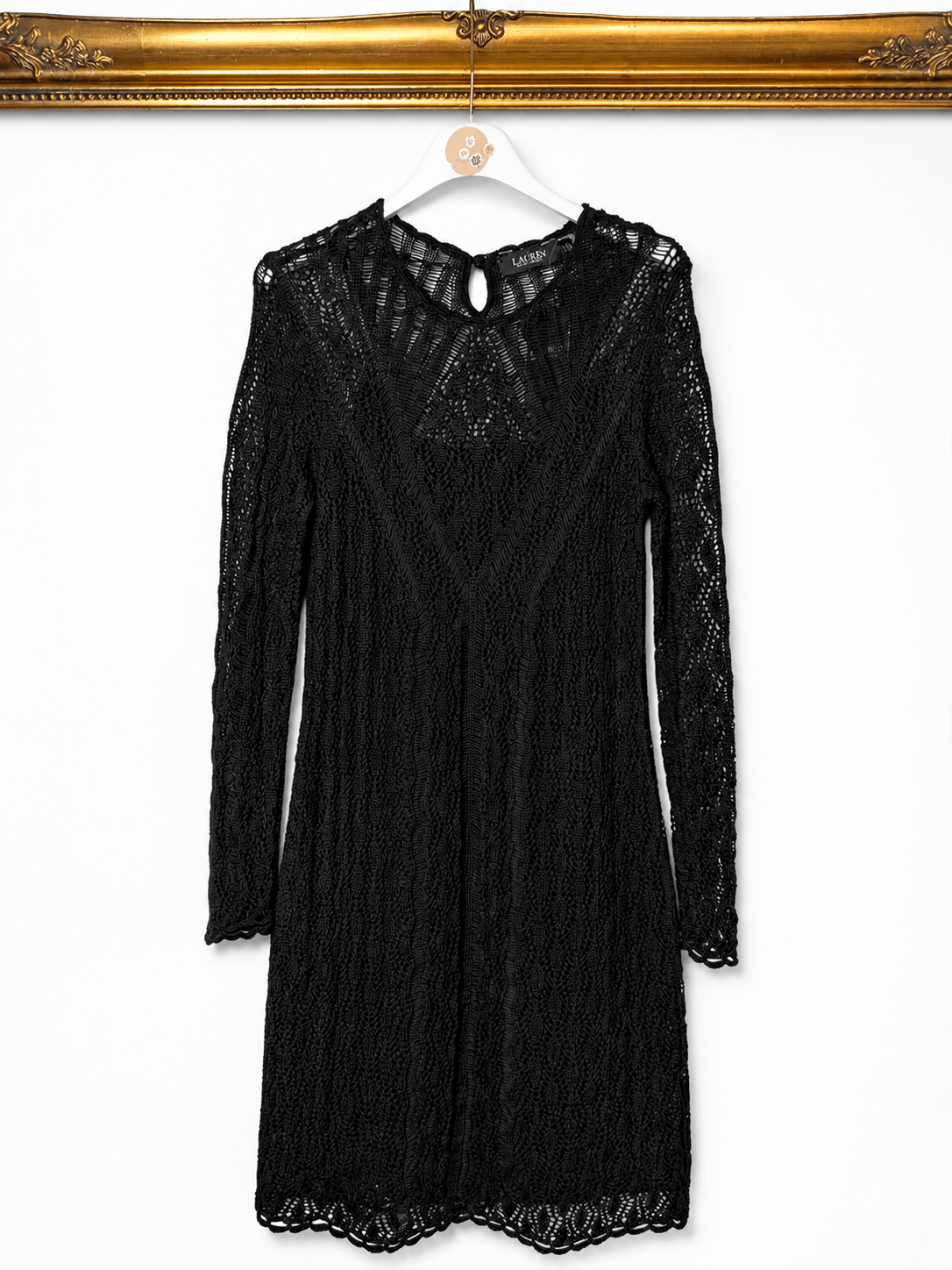 LAUREN RALPH LAUREN – Linen-Blend Sweater Dress 🖤
